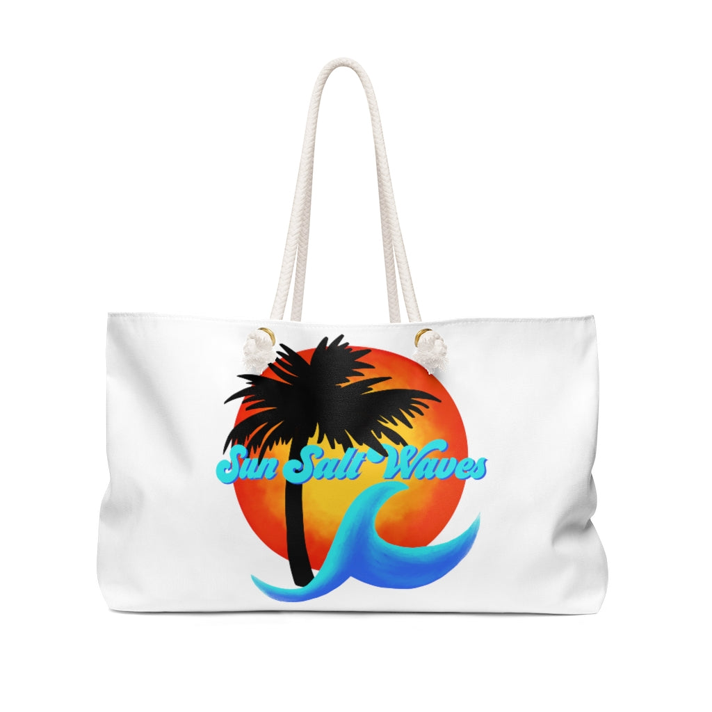 Sun Salt Waves Logo Weekender Bag