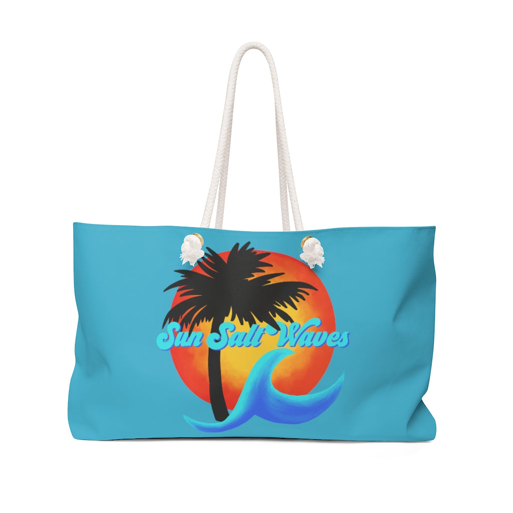 Sun Salt Waves Logo Weekender Bag