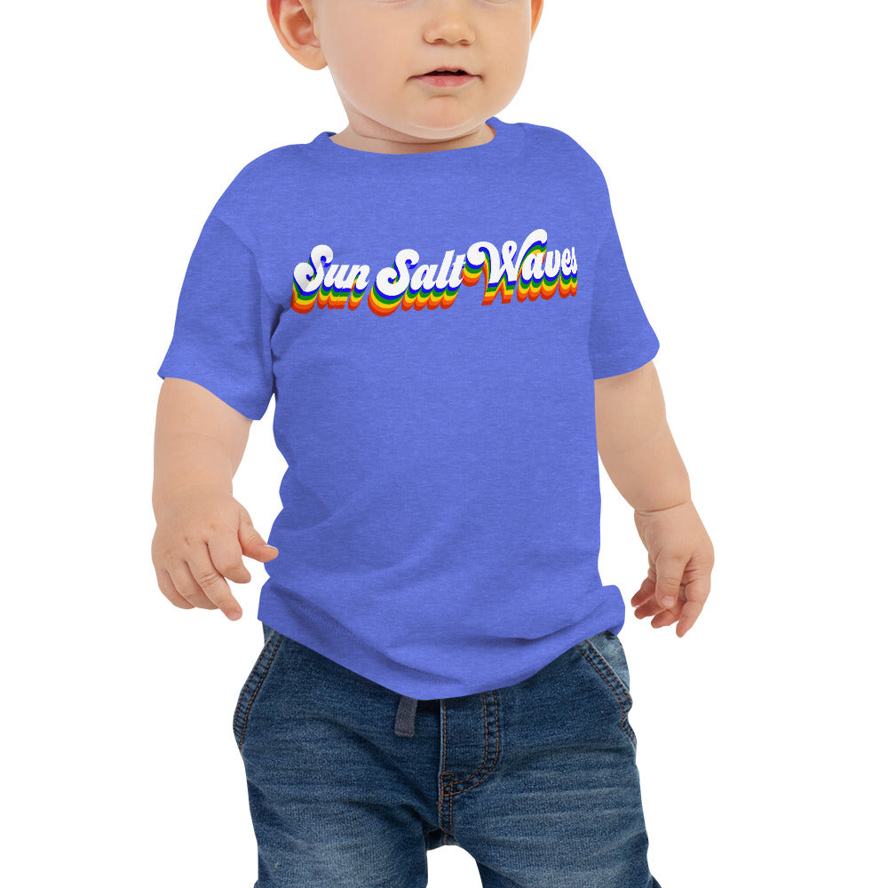 Vintage Vibes Rainbow Colored Sun Salt Waves Baby Model