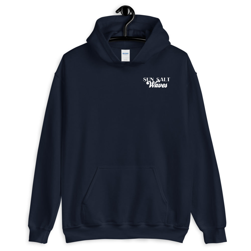 Surf School Hoodie from Sun Salt Waves Front and Back Print
