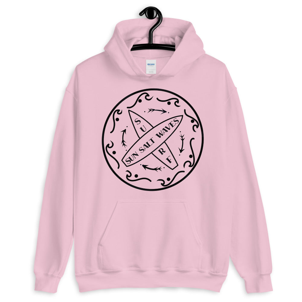 Surf School Hoodie from Sun Salt Waves Light Pink