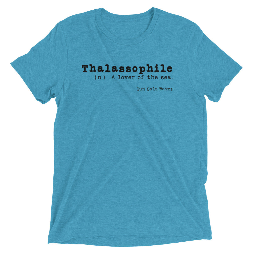 Lover of the Sea Tee Unisex Graphic Thalassophile Dictionary Print Definition Sun Salt Waves Men’s Women’s