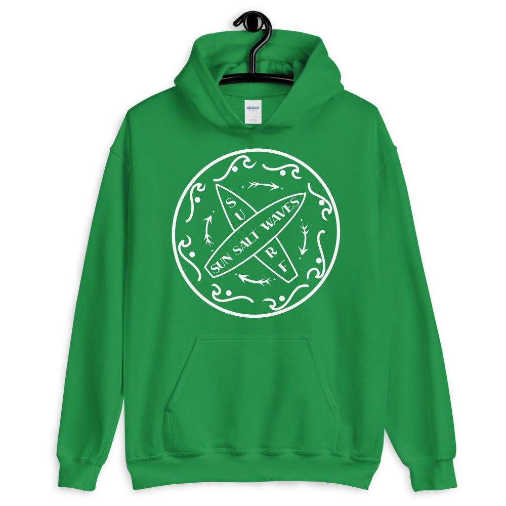Surf School Hoodie from Sun Salt Waves Kelly Green