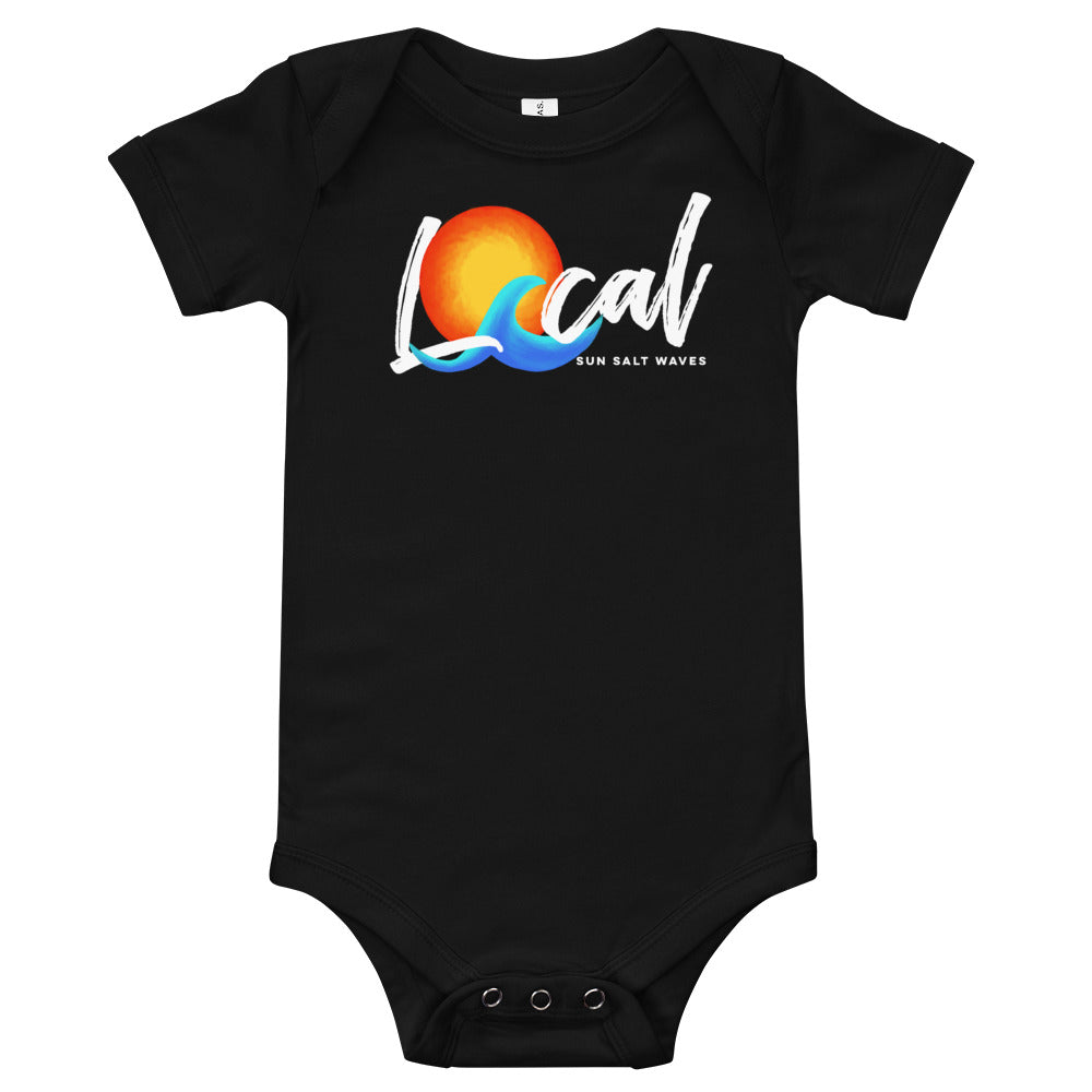 Sun and Waves ‘Local’ Onesie Sun Salt Waves Black