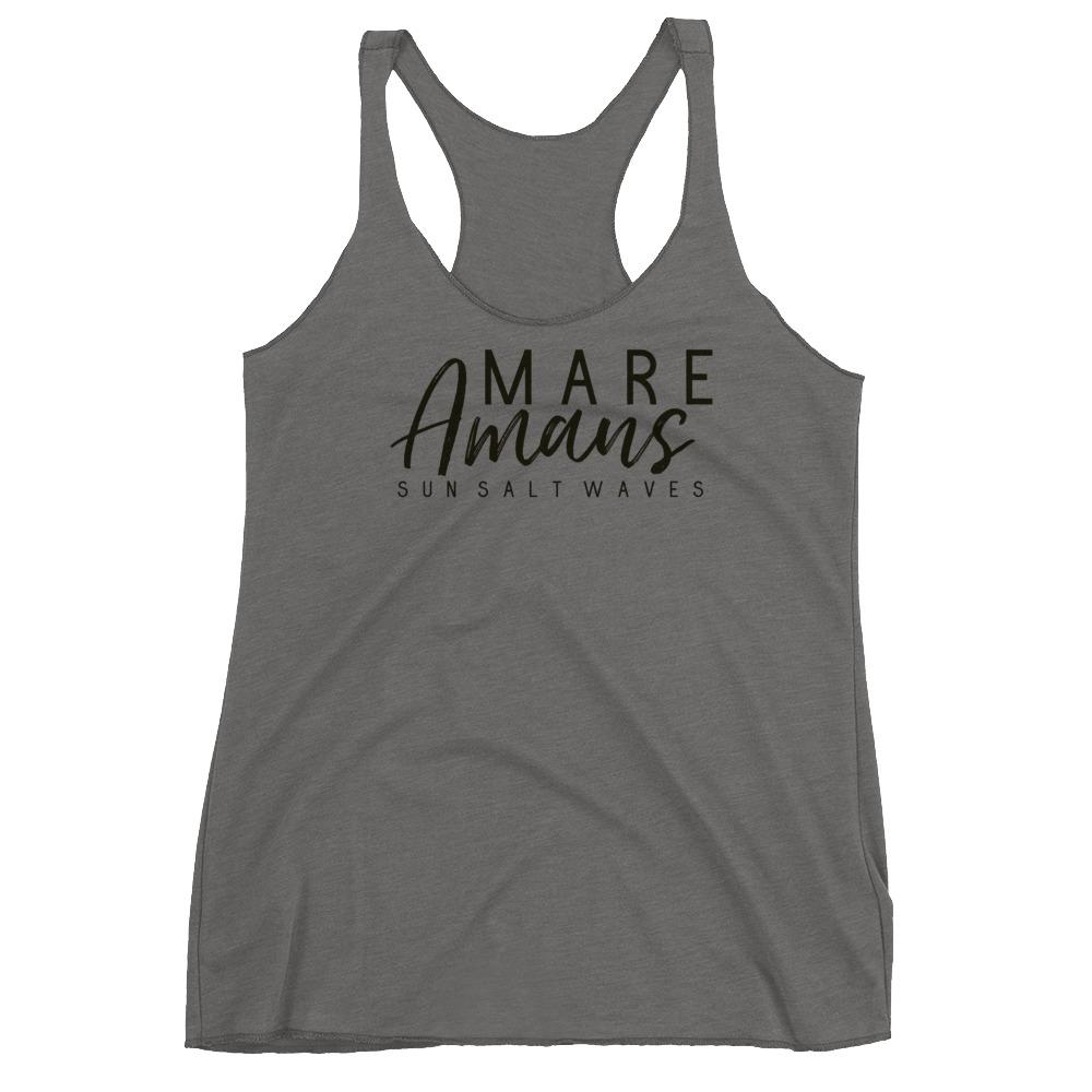 Sea Lover Racerback Tank Sun Salt Waves Latin Mare Amans Junior Women