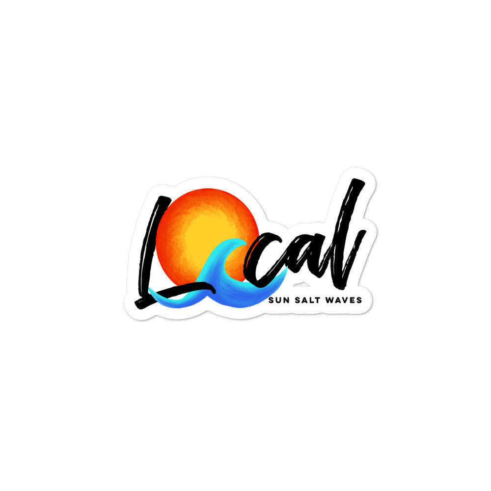 Sun and Waves ‘Local’ Stickers