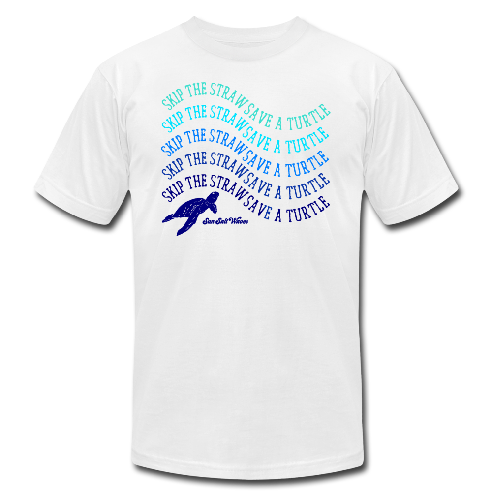 Save a Turtle Tee - white Sun Salt Waves