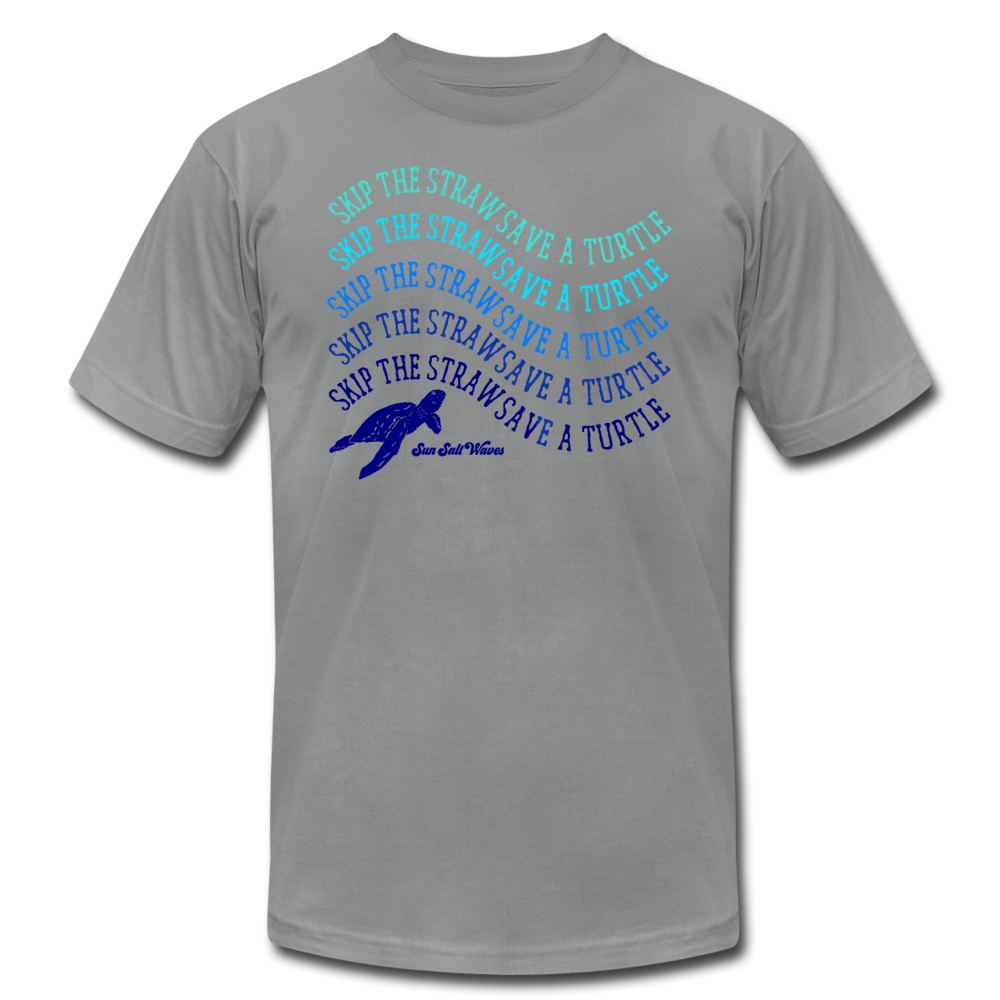 Save a Turtle Tee - slate Sun Salt Waves