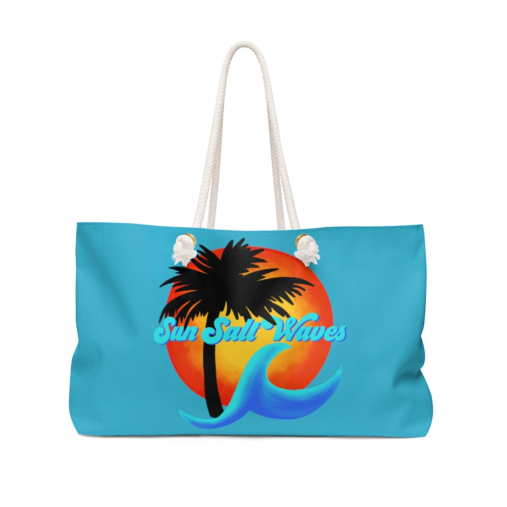 Sun Salt Waves Logo Weekender Bag