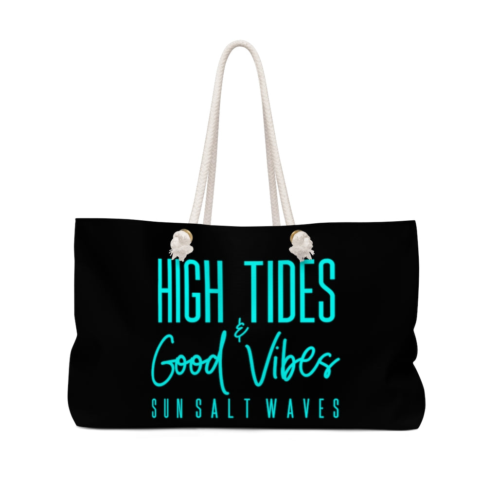 High Tides and Good Vibes Weekender Bag