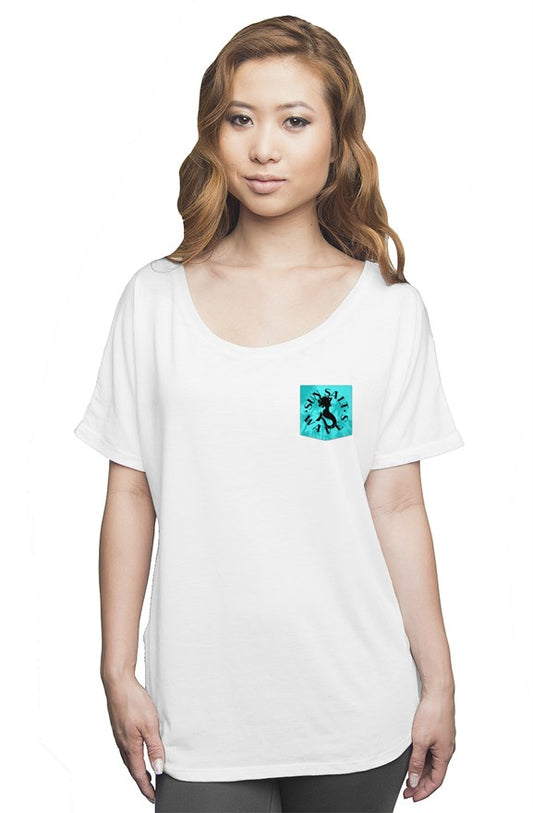 Mermaid Pocket Slouchy Tee