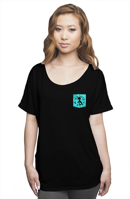 Mermaid Pocket Slouchy Tee