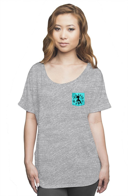 Mermaid Pocket Slouchy Tee