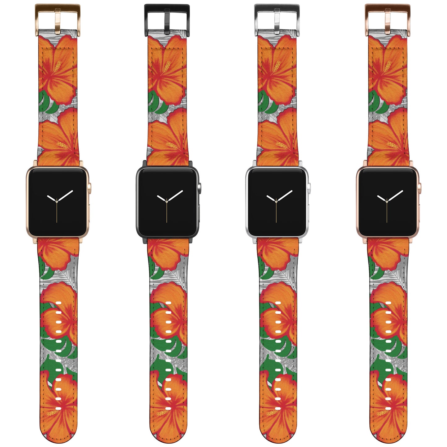 Hibiscus Watch Band