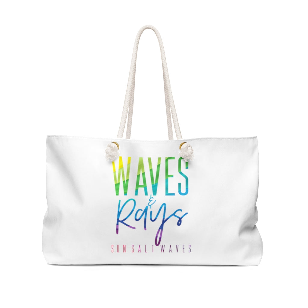 Waves and Rays Weekender Bag