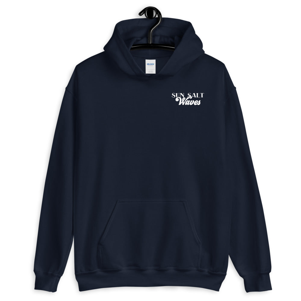 Surf School Hoodie from Sun Salt Waves Front and Back Print 