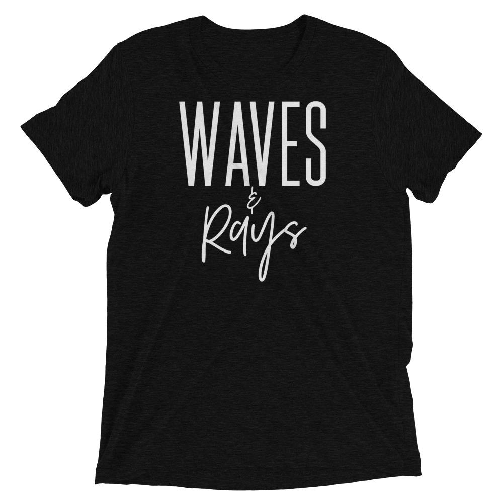 Waves and Rays Tee Unisex Graphic Tee Sun Salt Waves Men’s Women’s Sun Salt Waves Black