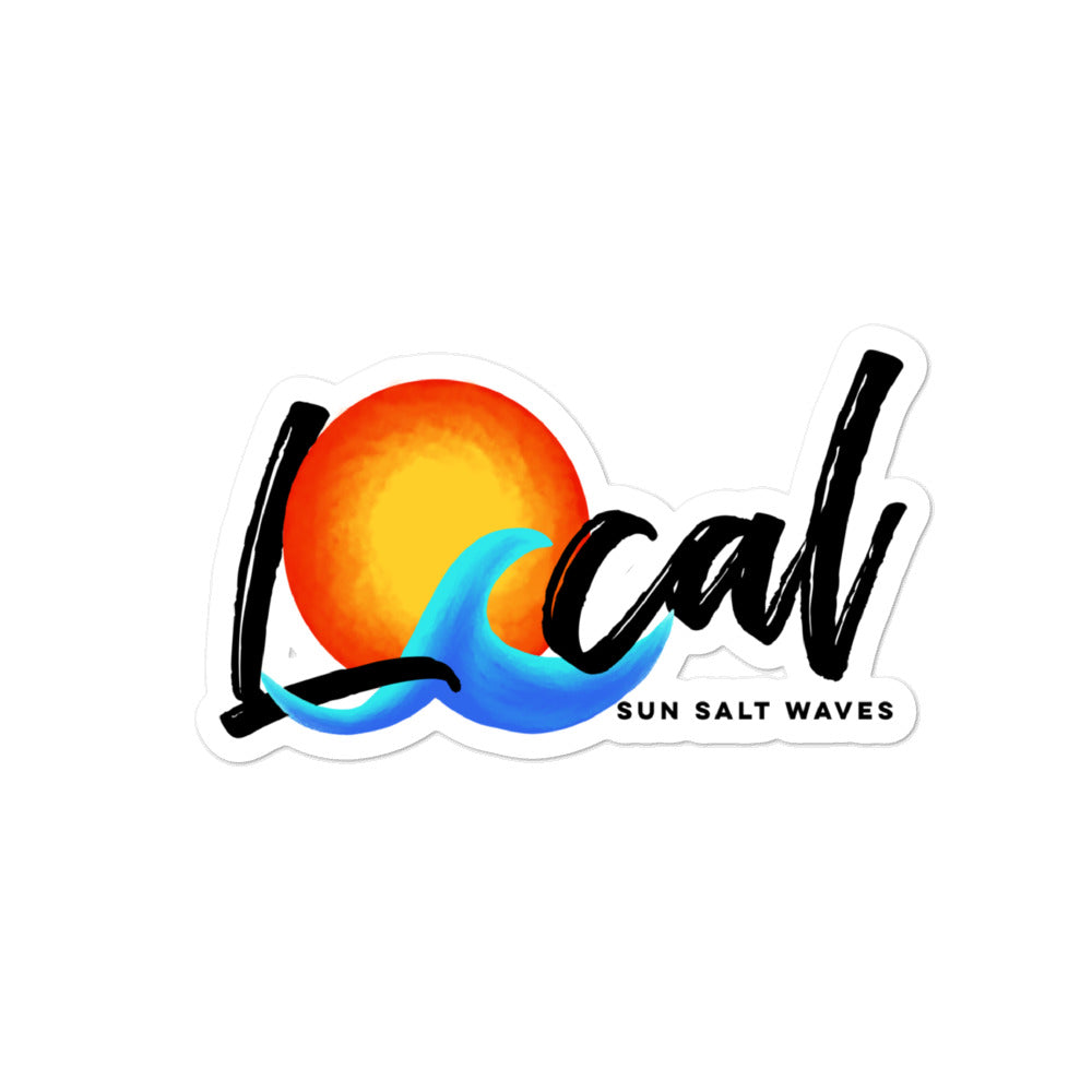 Sun and Waves ‘Local’ Stickers
