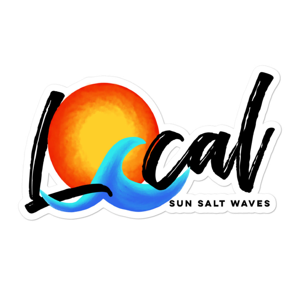 Sun and Waves ‘Local’ Stickers