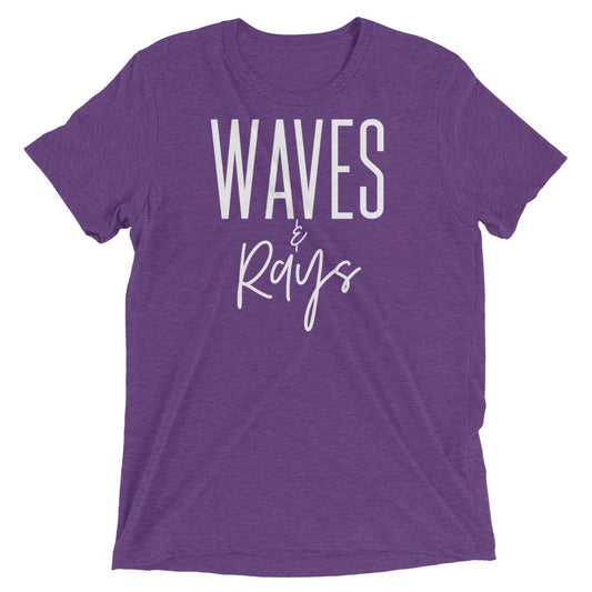Waves and Rays Tee Unisex Graphic Tee Sun Salt Waves Men’s Women’s Sun Salt Waves Purple